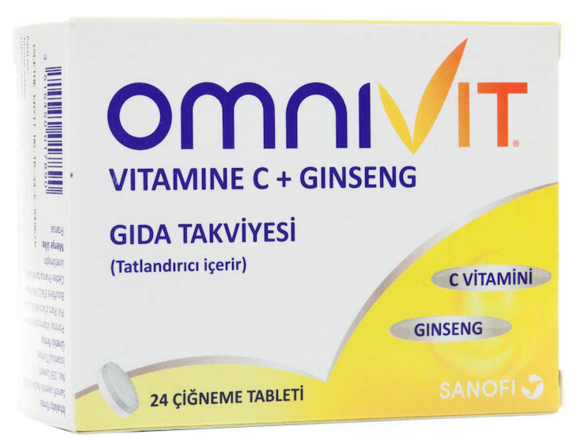 Omnivit C Vitamini Ginseng